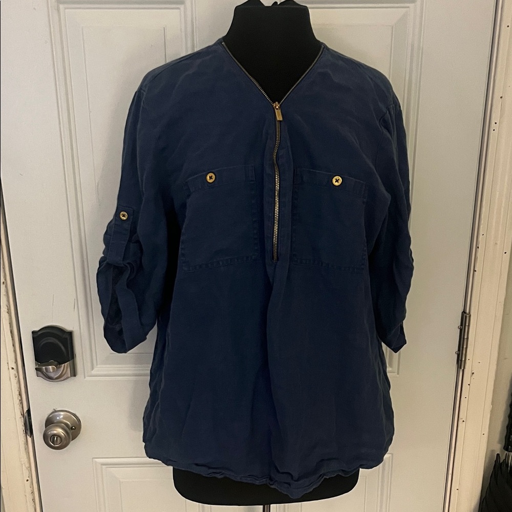 Navy Blue Women's Blouse
